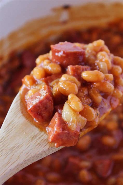 smoked-sausage-baked-beans-recipe-practically image