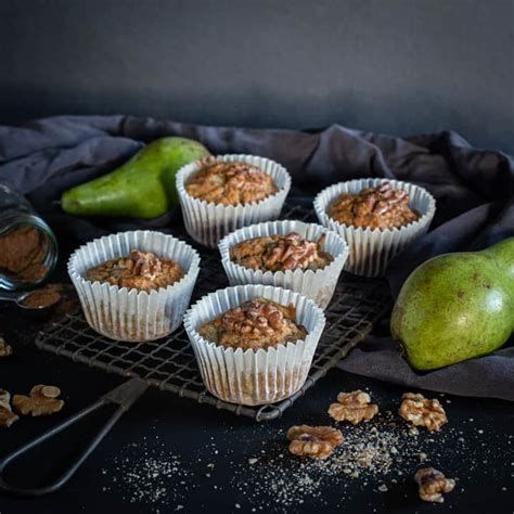 spiced-pear-muffins-recipe-with-cinnamon-the image