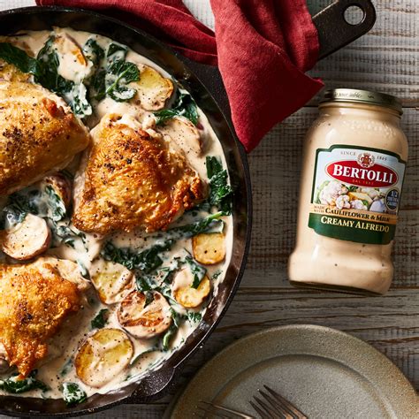 seared-chicken-with-creamy-potatoes-and-kale image