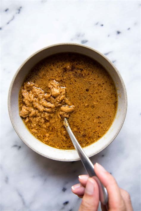 easy-creamy-peanut-sauce-healthy-nibbles-by-lisa-lin image