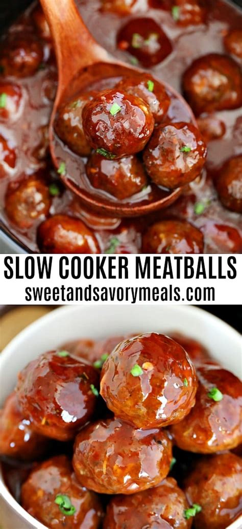 best-bbq-crockpot-meatballs-sweet-and-savory-meals image
