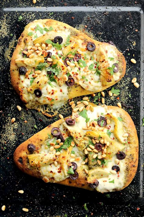 artichoke-olive-naan-pizza-the-last-food-blog image