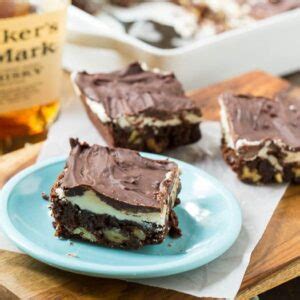 double-frosted-bourbon-brownies-spicy-southern image