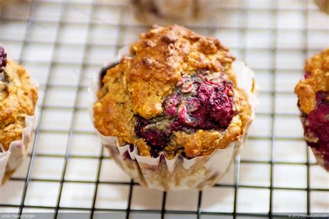 oat-bran-blueberry-and-nut-muffins image