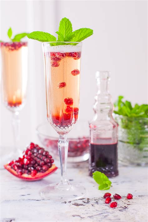 pomegranate-mint-champagne-cocktail image