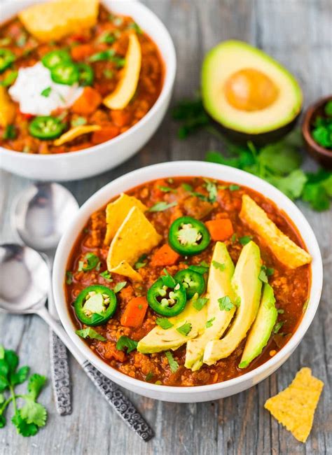 healthy-turkey-chili-well-plated-by-erin image