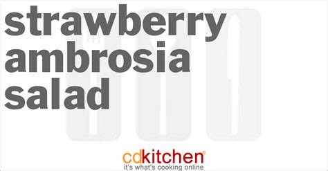 strawberry-ambrosia-salad-recipe-cdkitchencom image