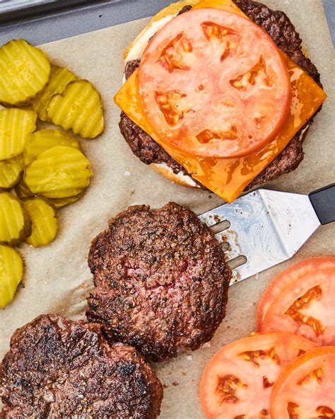 easy-homemade-smash-burgers-recipe-kitchn image