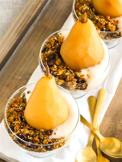 easy-pear-parfait-with-poached-pears-a-bakers-house image