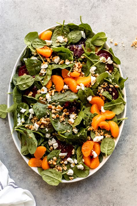 spinach-salad-with-mandarin-oranges-little-broken image