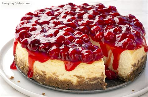 light-and-airy-cherry-cheesecake-recipe-everyday image