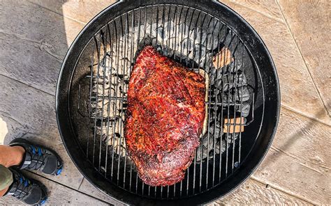 how-to-smoke-brisket-on-a-weber-grill-texas-monthly image