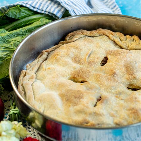 greek-lamb-greens-pie-with-homemade-phyllo image