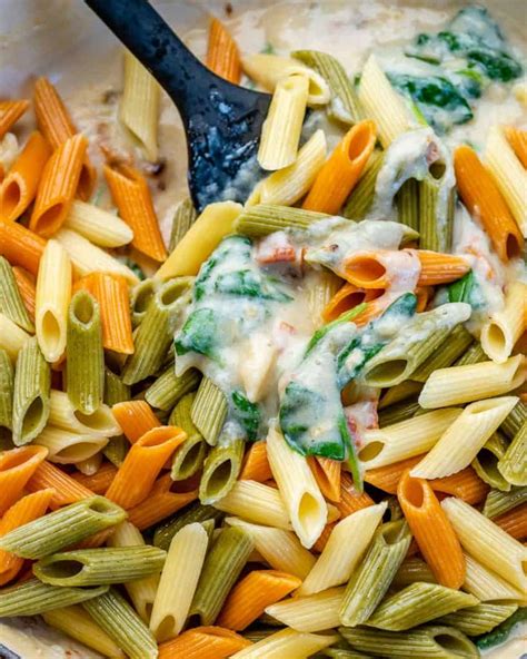 healthy-and-creamy-salmon-pasta-healthy-fitness-meals image