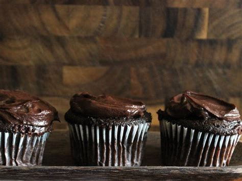 sour-cream-chocolate-cupcakes image