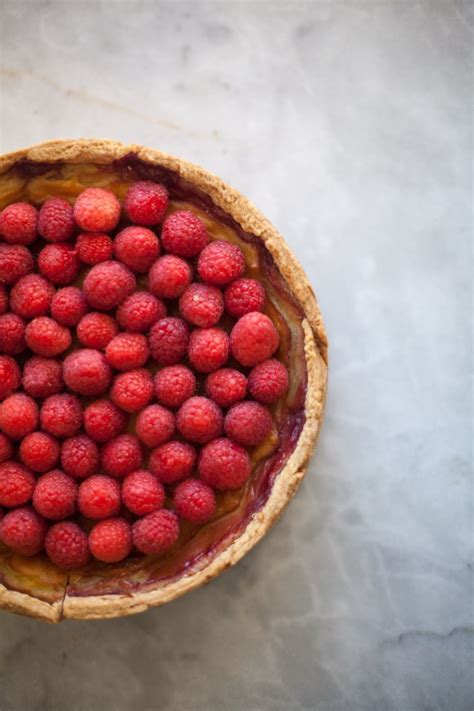 raspberry-custard-tart-flan-parisien-zobakes image