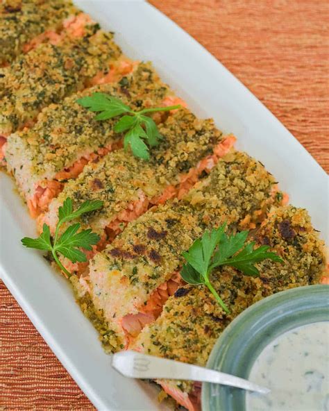 parmesan-breaded-salmon-recipe-with-herb-mayo-a image