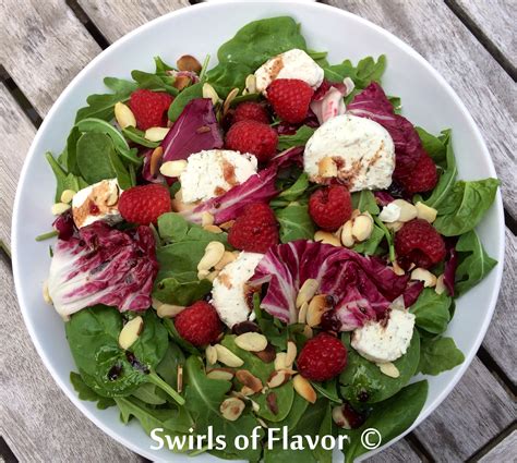 mixed-greens-with-raspberry-balsamic-vinaigrette-swirls image