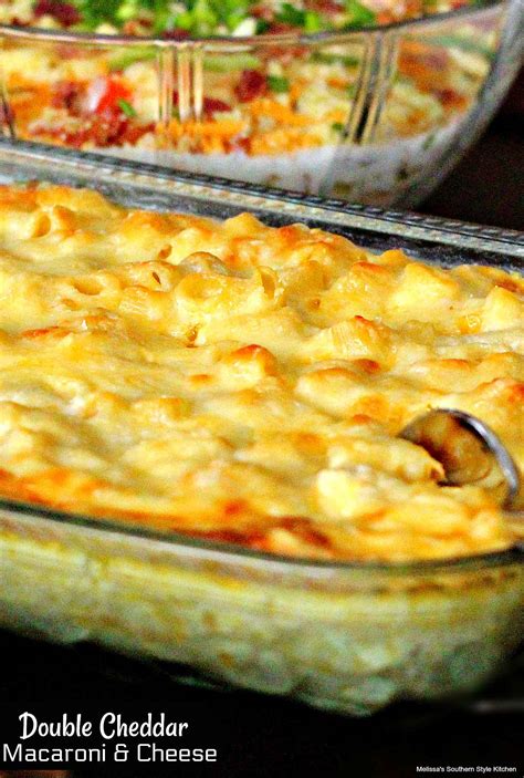 double-cheddar-macaroni-and-cheese image