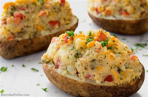 light-twice-baked-potatoes-recipe-everyday-dishes image