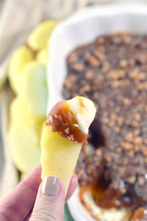 easy-caramel-apple-dip-recipe-sweet-peas-kitchen image