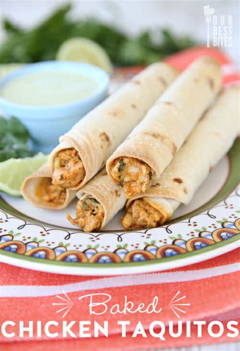 baked-creamy-chicken-taquitos-our-best-bites image