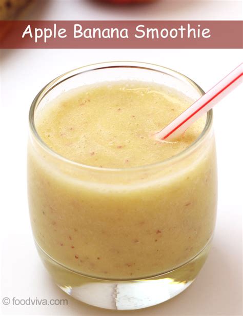 apple-banana-smoothie-recipe-creamy-thick-smoothie image