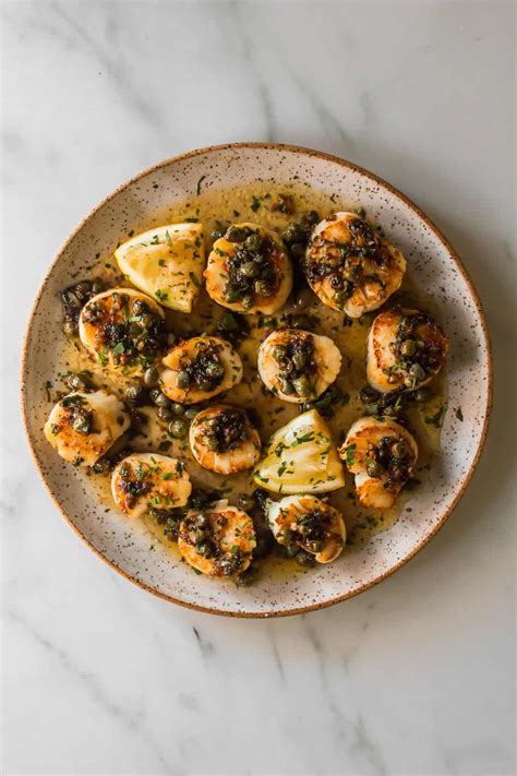 pan-seared-lemon-butter-scallops-lenas-kitchen image
