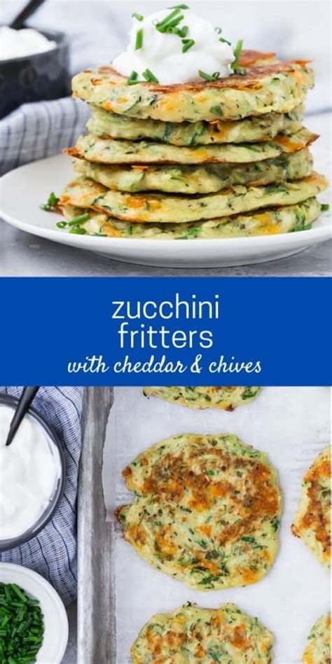 zucchini-fritters-with-cheddar-and-chives-pancake image