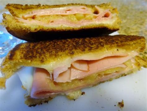 grilled-ham-pineapple-and-swiss-sandwich image