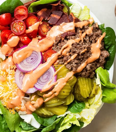 burger-in-a-bowl-with-special-sauce-cheeseburger-salad image