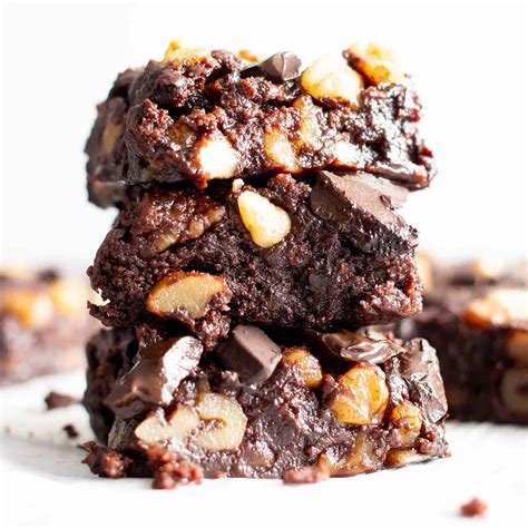 vegan-gluten-free-fudgy-walnut-brownies image
