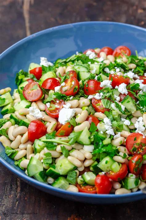 easy-white-bean-salad-recipe-the-mediterranean-dish image