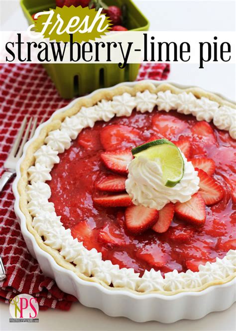 fresh-strawberry-lime-pie image