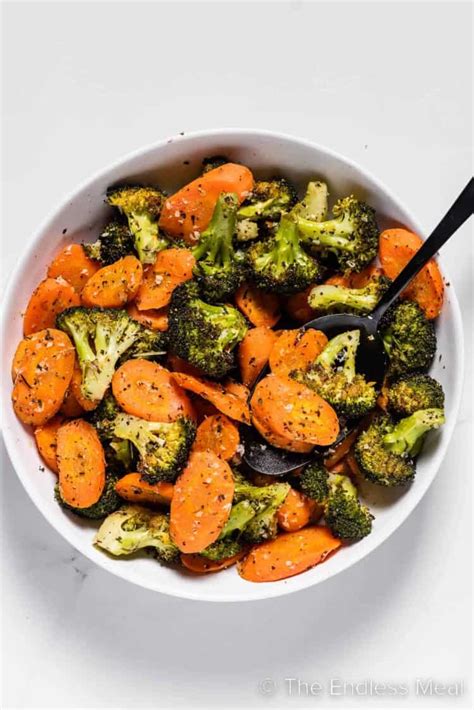 roasted-broccoli-and-carrots-the-endless-meal image