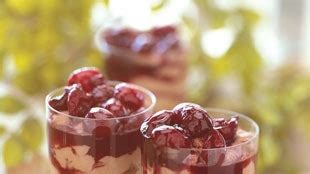 quick-chocolate-cinnamon-mousse-with-cherries image