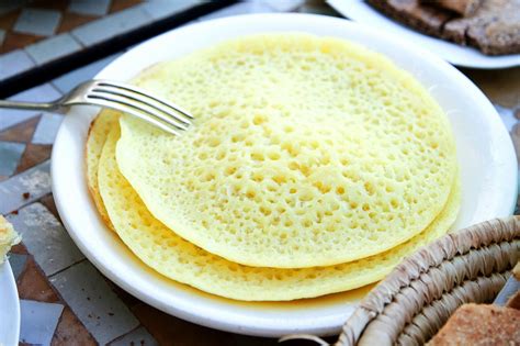 moroccan-beghrir-semolina-honeycomb-pancakes image