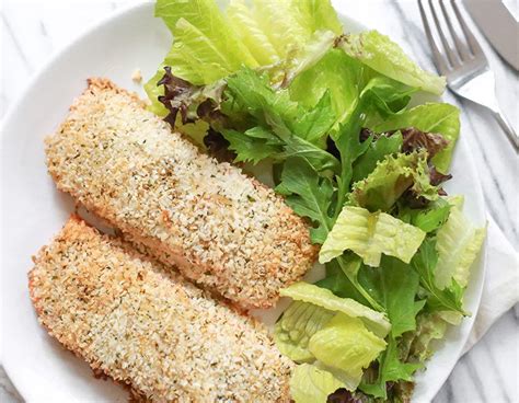 easy-baked-coconut-crusted-salmon-recipe-paleo image