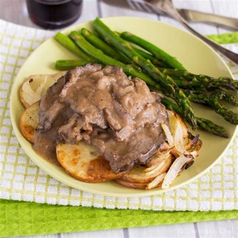 beef-and-gravy-over-roasted-potatoes-the-weary image