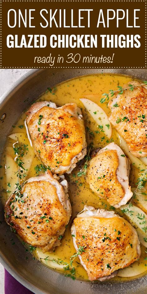 one-pan-apple-glazed-chicken-thighs image