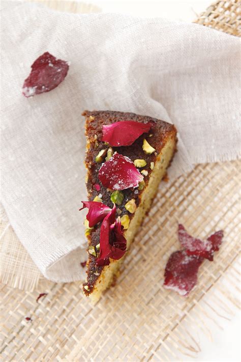ottolenghi-pistachio-and-rosewater-semolina-cake image