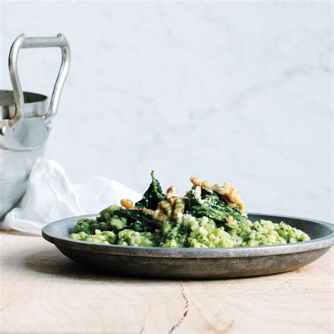 oven-risotto-with-kale-pesto-recipe-bon-apptit image