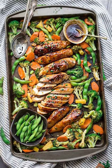 sheet-pan-teriyaki-chicken-with-vegetables-the image