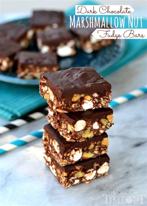 dark-chocolate-marshmallow-nut-fudge-bars-mom image