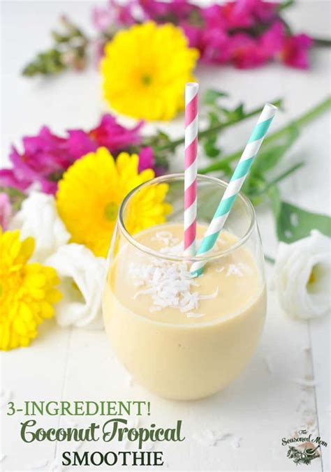 3-ingredient-tropical-coconut-smoothie-the image