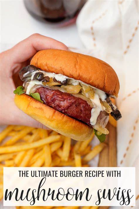 the-ultimate-mushroom-swiss-burger-recipe-couple image