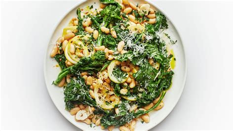 white-beans-with-broccoli-rabe-and-lemon image