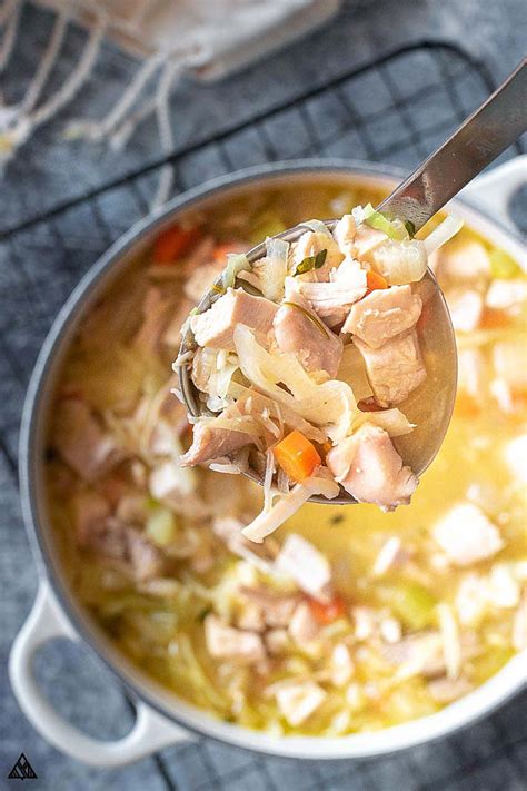 easy-low-carb-keto-chicken-soup-with-noodles image