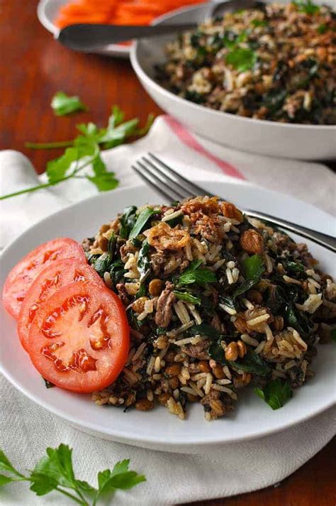 middle-eastern-lamb-and-lentil-rice-pilaf-recipetin-eats image