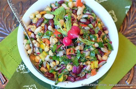 spicy-bean-salad-salad-recipes-garbanzo-bean image